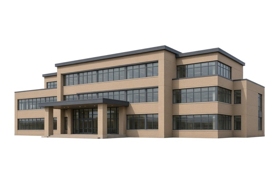 Illustration (not a photograph) of Freeborn County Government Center, Albert Lea