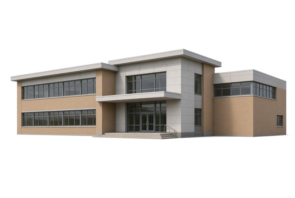 Illustration (not a photograph) of Goodhue County Government Center, Red Wing